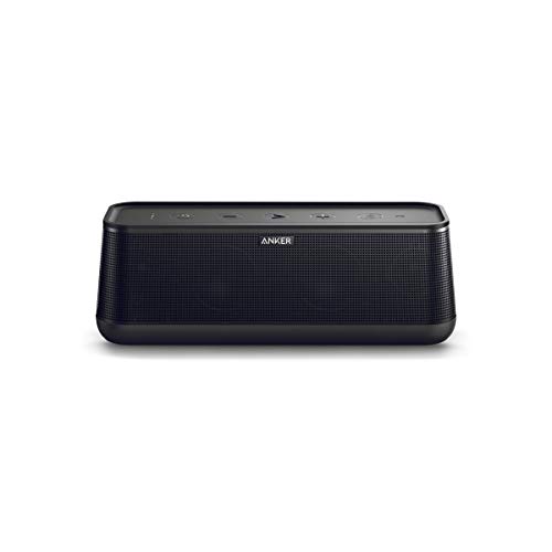Anker SoundCore Pro+ 25W Bluetooth Speaker with Enhanced Bass and High Definition Sound, 18-Hour Playtime, Water-Resistant, BassUp Technology, Portable Design, Speaker for Home or Backyard