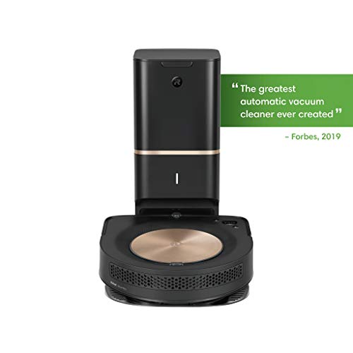 iRobot Roomba s9+ (9550) Robot Vacuum with Automatic Dirt Disposal- Empties itself, Wi-Fi Connected, Smart Mapping, Powerful Suction, Anti-Allergen System, Corners & Edges, Ideal for Pet Hair, black