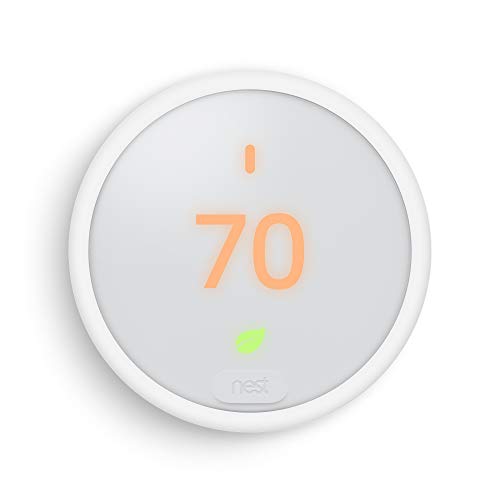 Google Nest Thermostat E - Programmable Smart Thermostat for Home - 3rd Generation Nest Thermostat - Works with Alexa