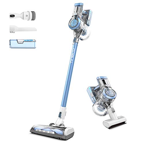 Tineco A11 Hero Cordless Stick Vacuum Cleaner, Powerful Suction, Multi-Surface Cleaning, Great for Pet Hair, Moonstone Blue