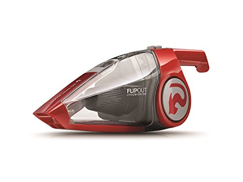 Dirt Devil Flipout Cordless Handheld Vacuum Cleaner, Cord Free Hand Vac, Rechargeable, Small, 20V Lithium, Red, BD10320B