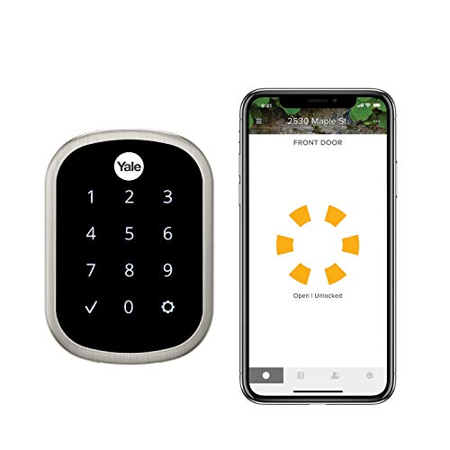 Yale Assure Lock SL, Wi-Fi and Bluetooth Deadbolt - Works with Amazon Alexa, Google Assistant, HomeKit, Airbnb and More - Satin Nickel