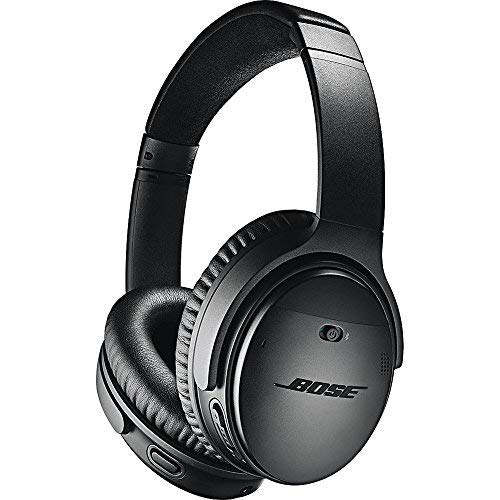 Bose QuietComfort 35 II Wireless Bluetooth Headphones, Noise-Cancelling, with Alexa voice control, Black