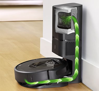 Roomba i7+ self disposing system