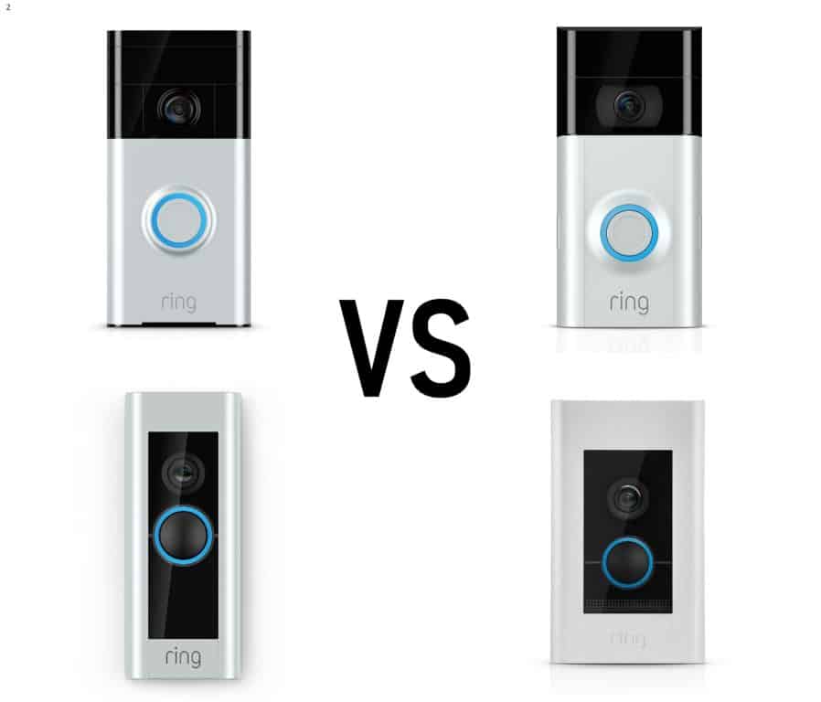 Ring vs RIng 2 Vs Ring Pro vs Ring Elite