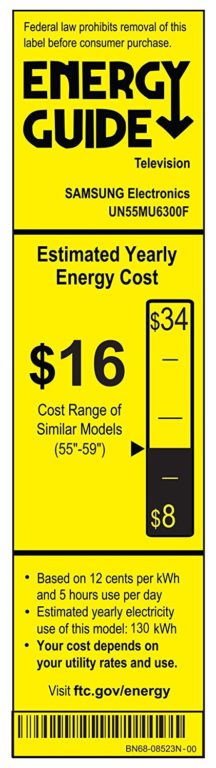 Energy savings