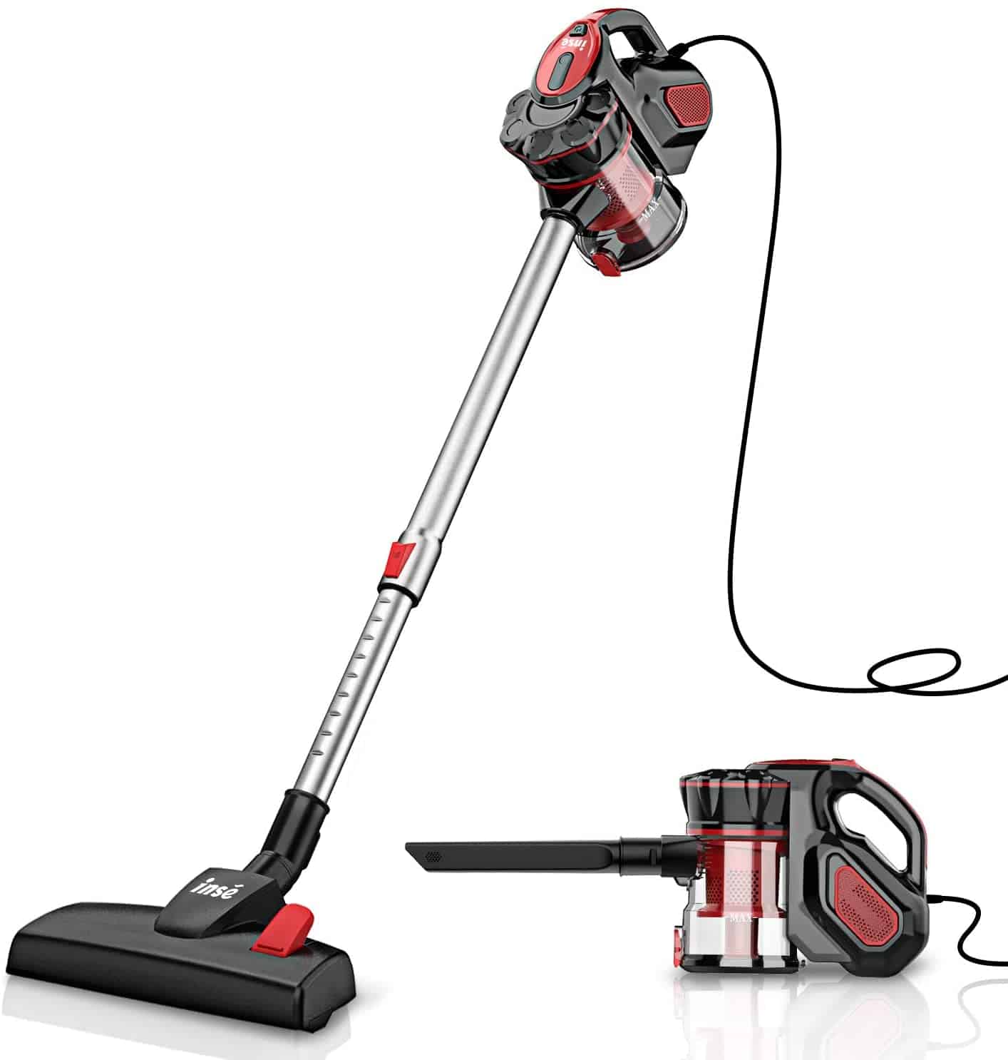 inse vacuum corded stick vacuum